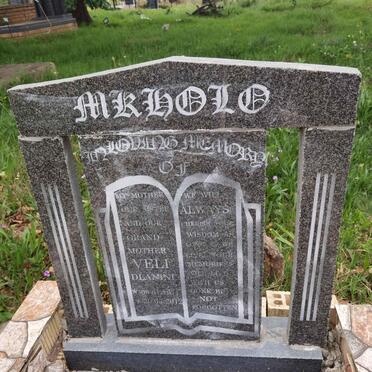 MKHOLO Veli Dlamini 1971-2012