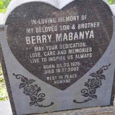 MABANYA Berry 1975-2002