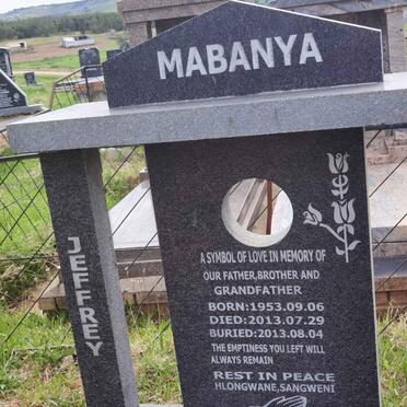 MABANYA Jeffrey 1953-2013