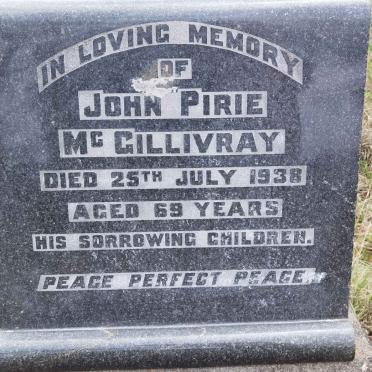 MCGILLIVRAY John Pirie -1938