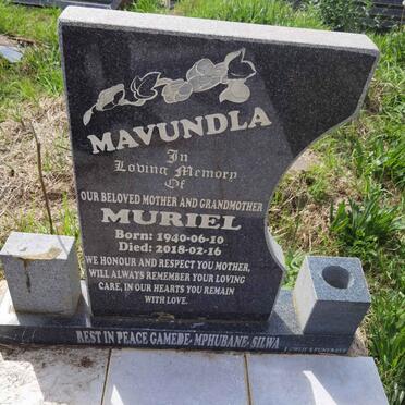 MAVUNDLA Muriel 1940-2018