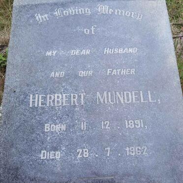 MUNDELL Herbert 1891-1962