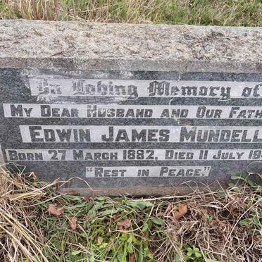 MUNDELL Edwin James 1882-1946