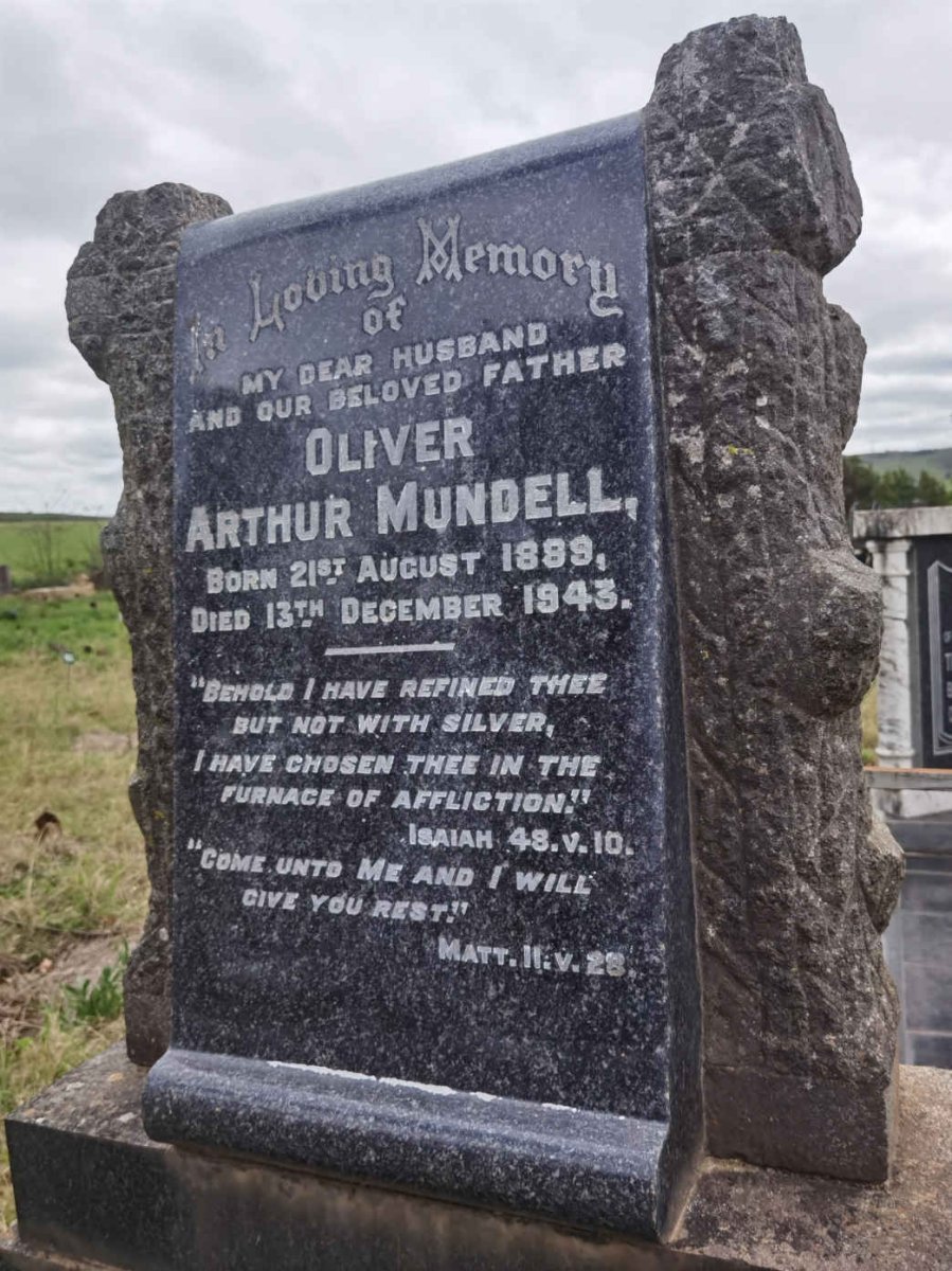 MUNDELL Oliver Arthur 1889-1943