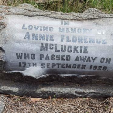 MCLUCKIE Annie Florence -1929