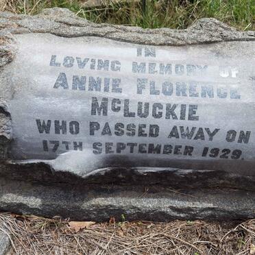 MCLUCKIE Annie Florence -1929