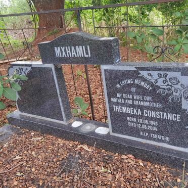 MXHAMLI Thembeka Constance 194?-2004