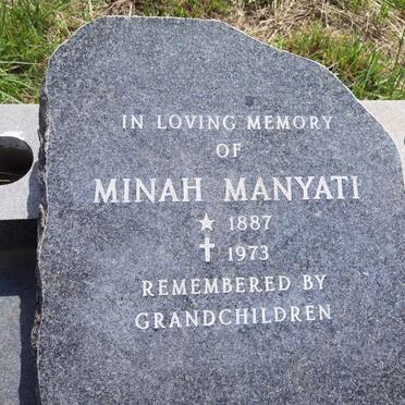 MANYATI Minah 1887-1973