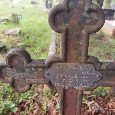 MBELE M. Innocentia 1921-1946