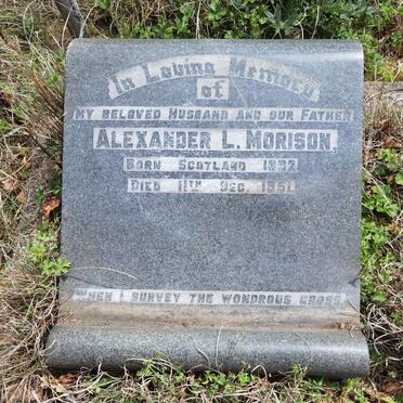 MORISON Alexander L. 18?2-1951