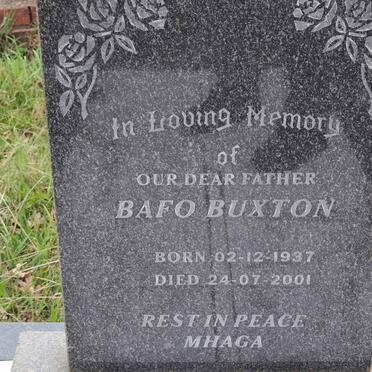 MNTONINTSI Bafo Buxton 1937-2001