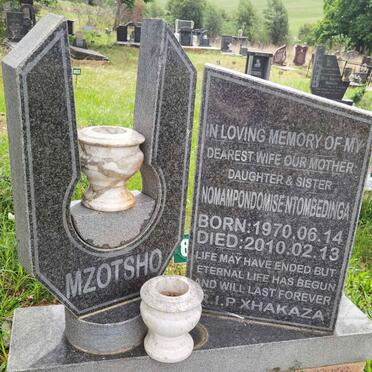 MZOTSHO Nomampondomise Ntombedinga 1970-2010