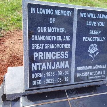NTANJANA Princess 1936-2022