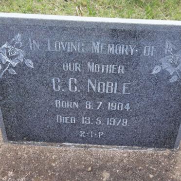 NOBLE C.C. 1904-1979