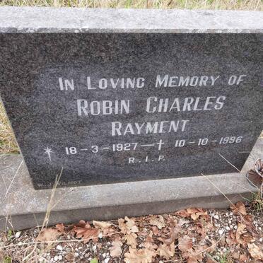 RAYMENT Robin Charles 1927-1996