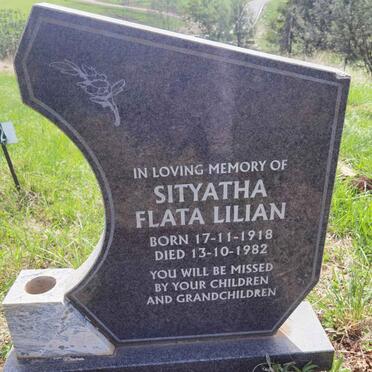 SITYATHA Flata Lilian 1918-1982