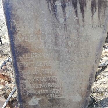 FOURIE Petrus Johannes 1831-18??