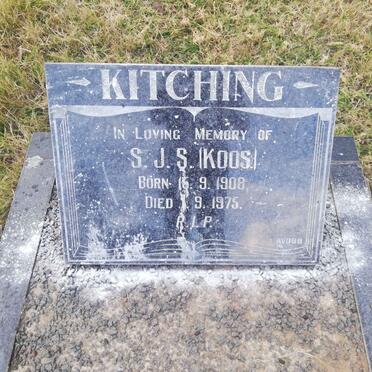 KITCHING S.J.S. 1908-1975