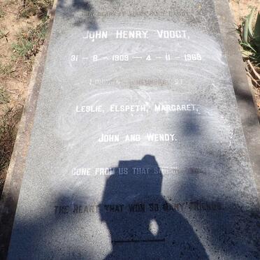 VOOGT John Henry 1909-1969