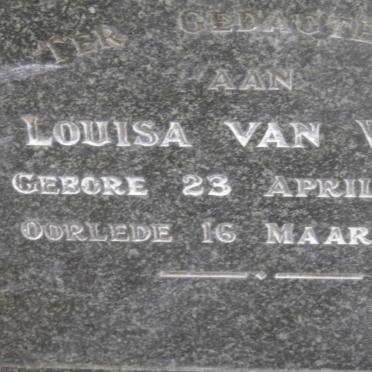 WYK Louisa, van 1865-1944