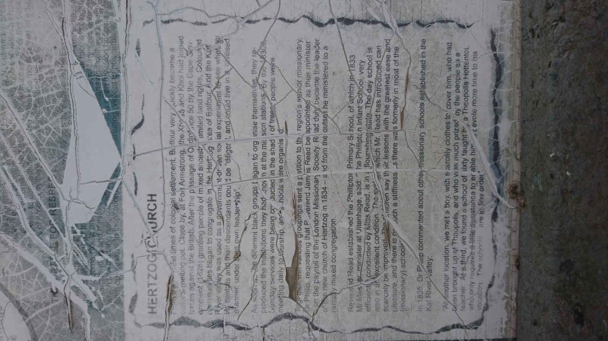 06. Hertzog Church & Phillipton School History