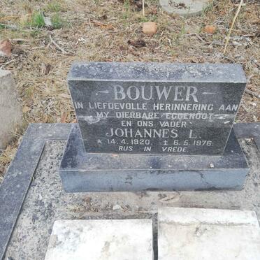 BOUWER Johannes Lodewyk 1879-1942 &amp; Susara Wilhelmiena Elizabeth 1879-1959
