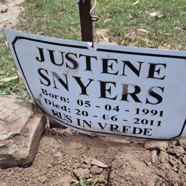 SNYERS Justene 1991-2011