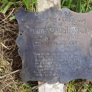 GRAHAM Verdun Cavell 1916-1917