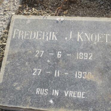 KNOETZE Frederik J. 1892-1930
