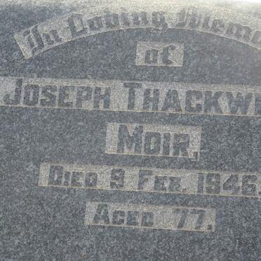 MOIR Joseph Thackwray -1946