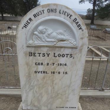 LOOTS Betsy 1914-1915