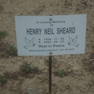SHEARD Henry Neil 1926-2020