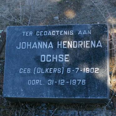 OCHSE Johanna Hendriena nee OLKERS 1902-1976