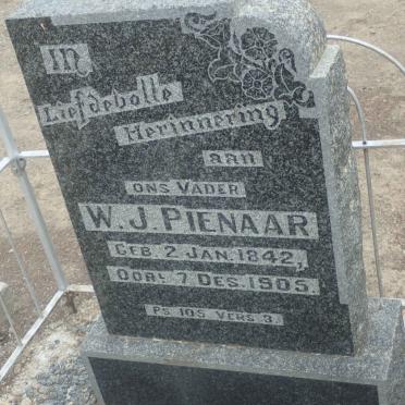 PIENAAR W.J. 1842-1905