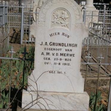 GRUNDLINGH J.A. 1826-1912