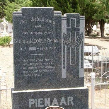 PIENAAR Petrus Jacobus 1880-1952