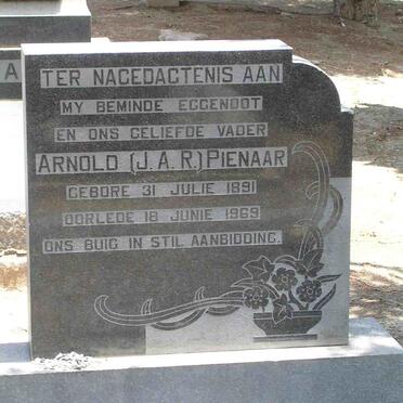 PIENAAR J.A.R. 1891-1969