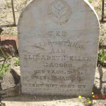 JACOBS Elizabeth Ellen 1909-1911
