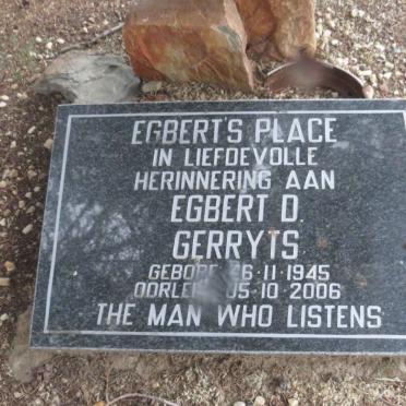 GERRYTS Egbert D. 1945-2006