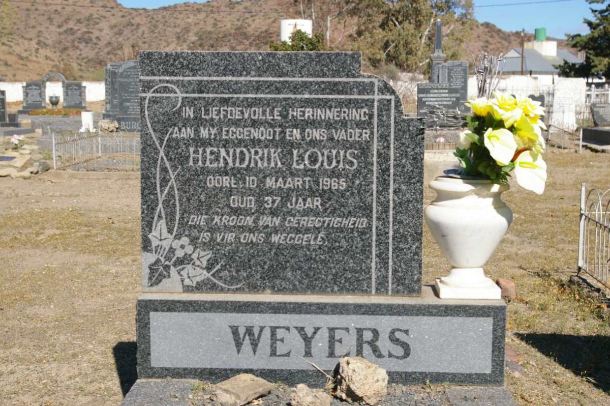 WEYERS Hendrik Louis -1965
