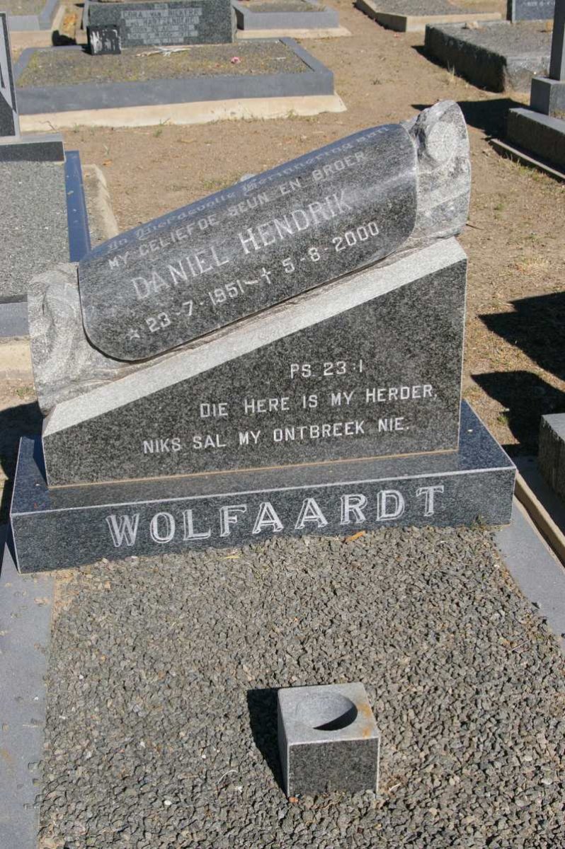 WOLFAARDT Daniel Hendrik 1951-2000