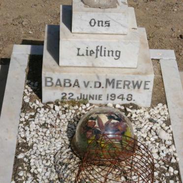MERWE Baba, van der -1948