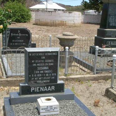 PIENAAR Susanna nee VAN TONDER 1926-1979