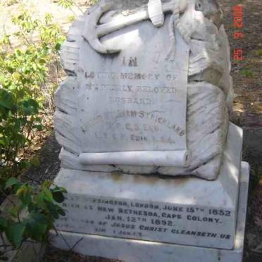 STRICKLAND Arthur William 1852-1892