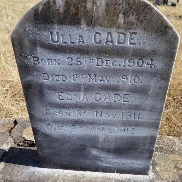 GADE Ulla 1904-1910 :: GADE Edna 1911-1912