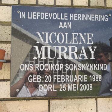 MURRAY Nicolene 1988-2008