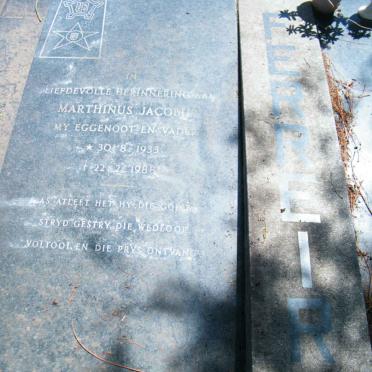 FERREIRA Marthinus Jacobus 1933-1988