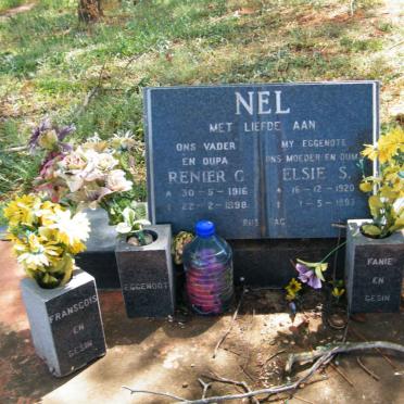 NEL Renier G. 1916-1998 &amp; Elsie S. 1920-1993