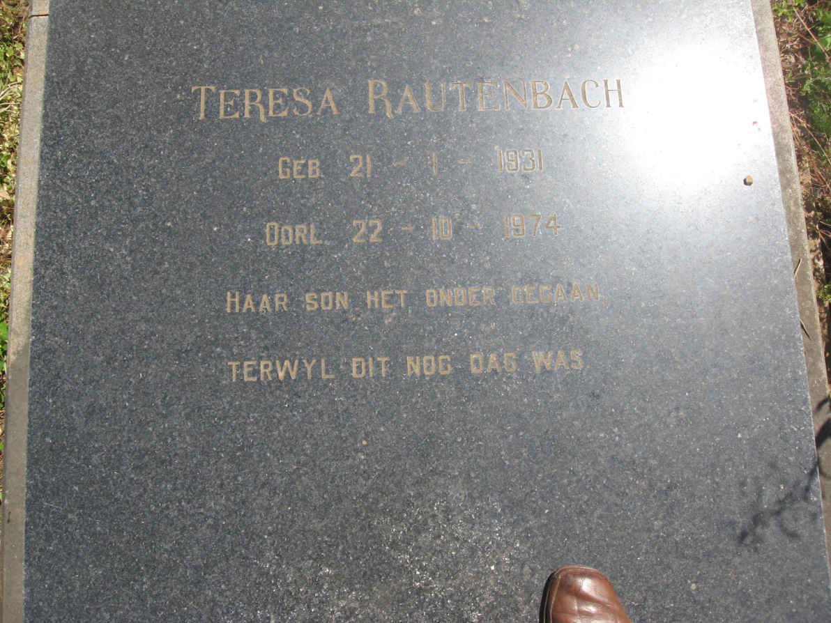 RAUTENBACH Teresa 1931-1974