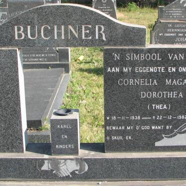 BUCHNER Cornelia Magaretha Dorothea 1938-1982